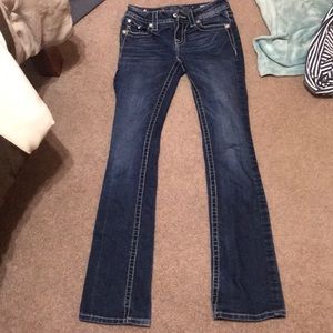 Mid rise, bootcut, MISSME jeans